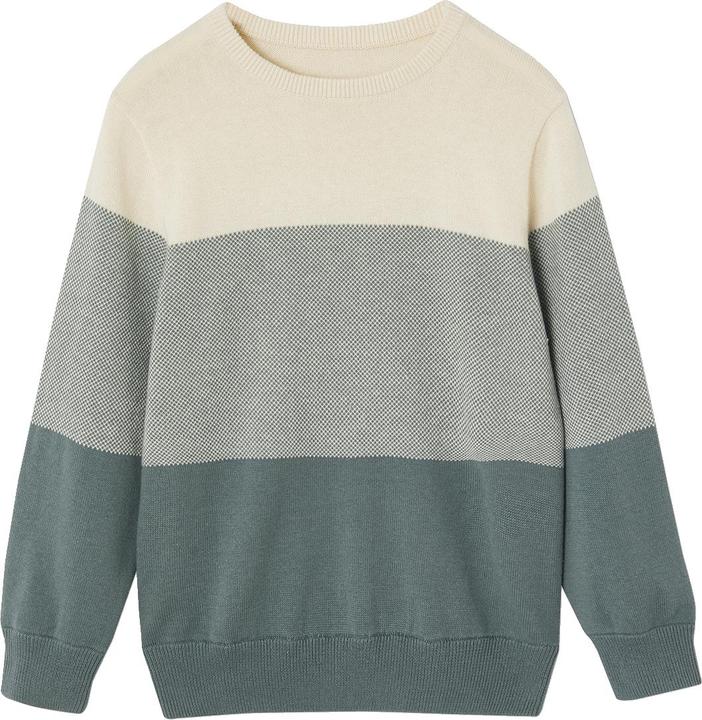 Vertbaudet Jungen Pullover mit Colorblock-Streifen (92)