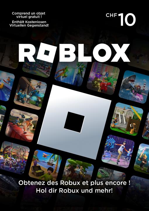Produktbild Roblox Guthabenkarte (10 CHF)