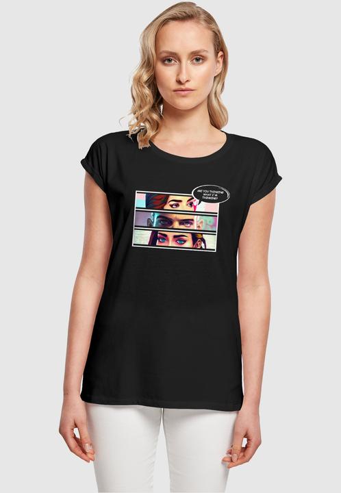 Actual product image Merchcode Ladies Thinking Comic Extended Shoulder Tee - 117875 (4XL)