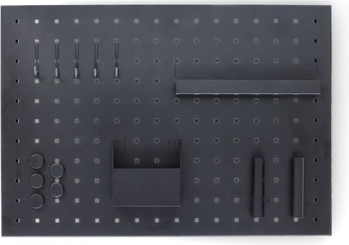 Actual product image Zeller Present Memo board with utensils, metal, black (Magnet board, 50 x 35 cm)