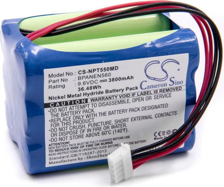 Actual product image XCell Medizintechnik-Akku als Ersatz für BPANEN560, EE090298, M6008-0, 069308 - 3800mAh, 9,6V, NiMH (9.60 V, 3800 mAh)