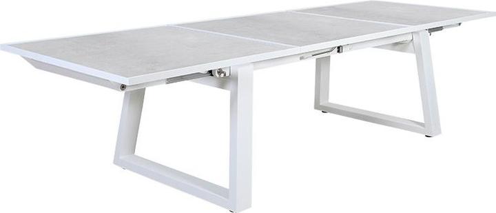 Image du produit Les Jardins Table extensible Rancho 10/12 personnes TA02102+3xCER6022 (102 cm)