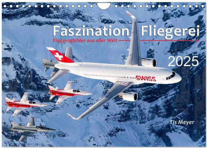 Produktbild Faszination Fliegerei (Wandkalender 2025 DIN A4 quer), Monatskalender (A4, Deutsch)