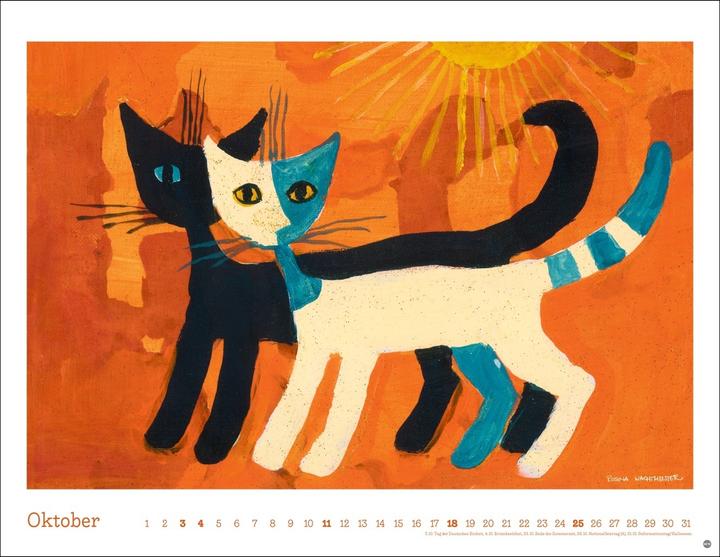 Produktbild Rosina Wachtmeister Posterkalender 2026 (44 x 34 cm, Harter Einband, Deutsch)