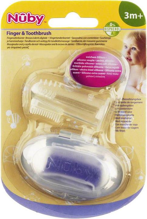 Nuby Fingerzahnbürste (Extra weich, 1 x)