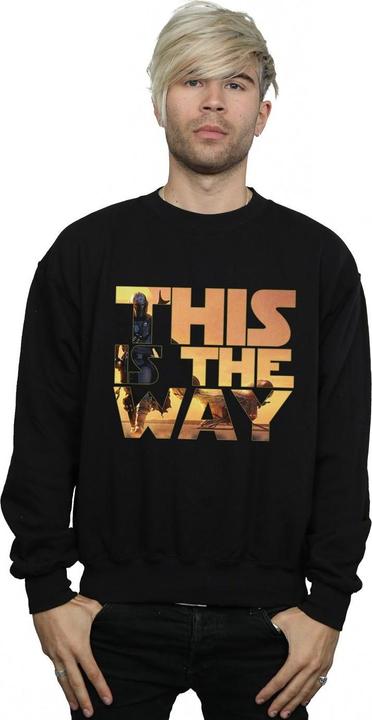 Produktbild Star Wars The Mandalorian The Way Poster Text Sweatshirt (4XL)
