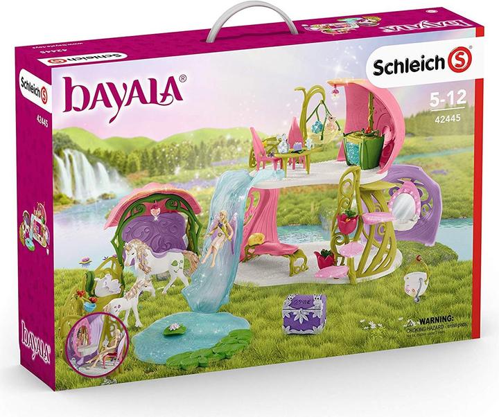 Image du produit Schleich Maison aux fleurs étincelantes avec licornes, lac et écurie
