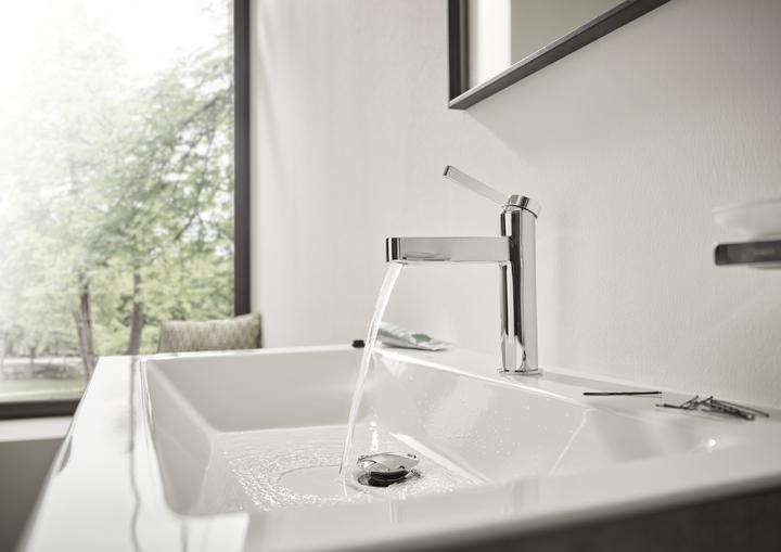 Immagine prodotto hansgrohe Miscelatore per lavabo FINORIS 100, con scarico push-open 1 1/4" cromo