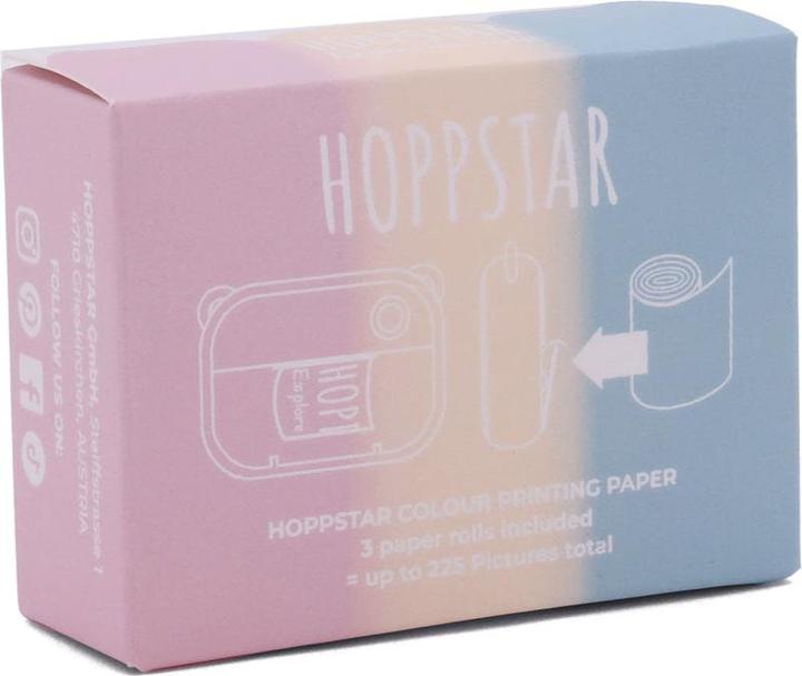 Produktbild Hoppstar Farbige Papierrollen 3er Nachfüllpack für Artist Kamera (1 x)