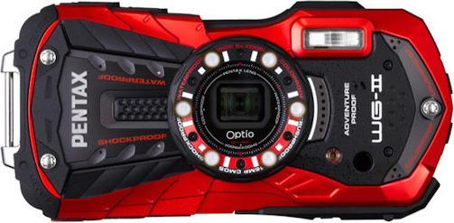 Produktbild Pentax Optio WG-2, 14MP, 5x WW-Zoom, Wasserfest, Rot (1/2,3'')