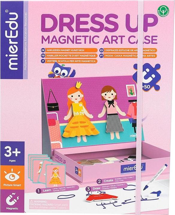 Immagine prodotto mierEdu Valigetta d'arte magnetica - Vestirsi - (ME154) (50 x)