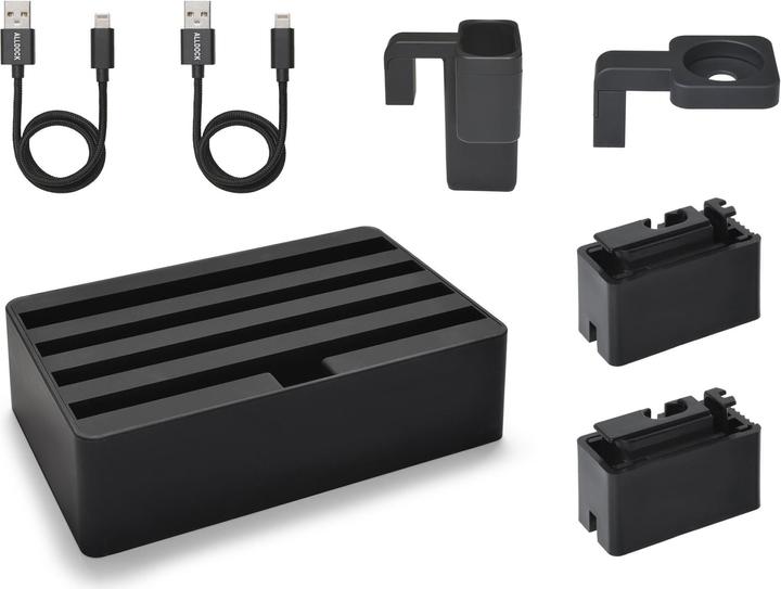 Produktbild Alldock Ladestation Set Apple Medium schwar