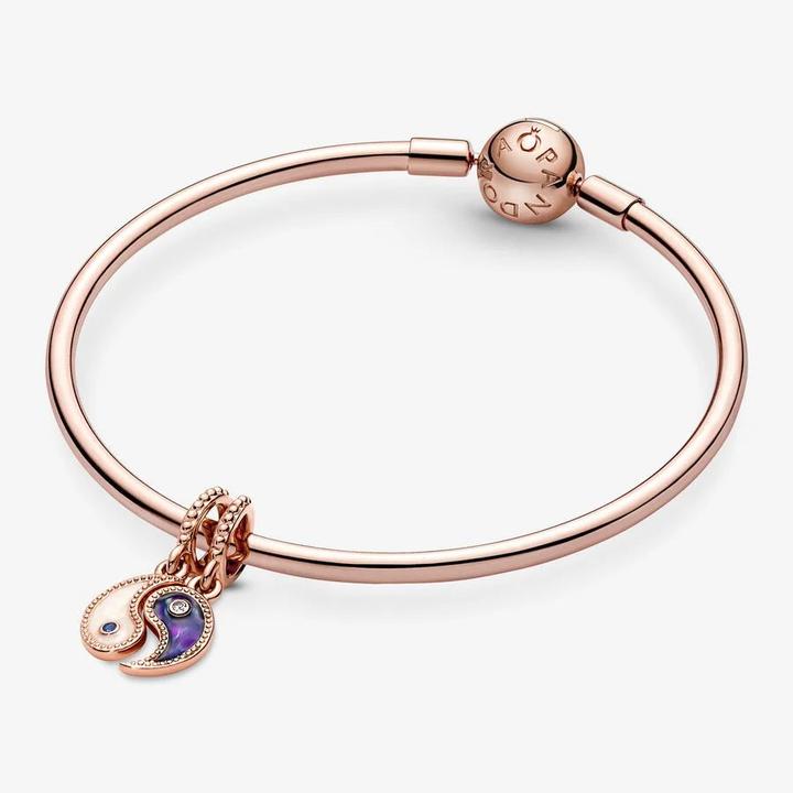 Image du produit Pandora Yin & Yang Rose Pendentif Charms/Beads (Plaqué or rose, Alliage métallique)