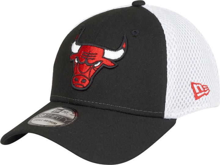 Actual product image New Era 39Thirty Stretch Mesh Cap - Chicago Bulls noir (M/L)