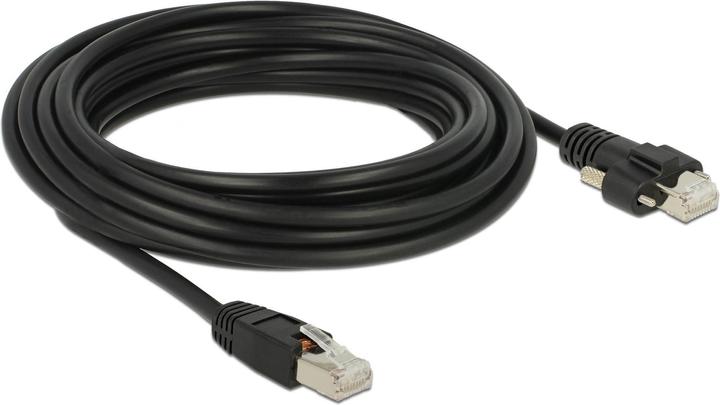 Image du produit Delock Câble patch : S/STP 5m noir (S/FTP, CAT6, 5 m)