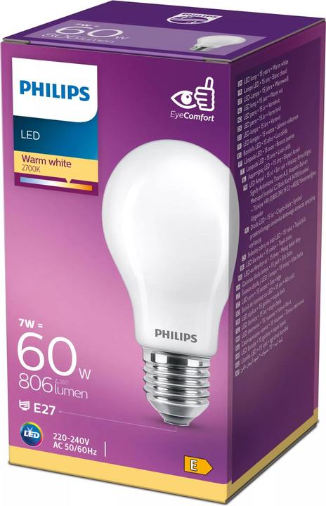 Image du produit Philips Classic (E27, 7 W, 806 lm, 1 x, E)