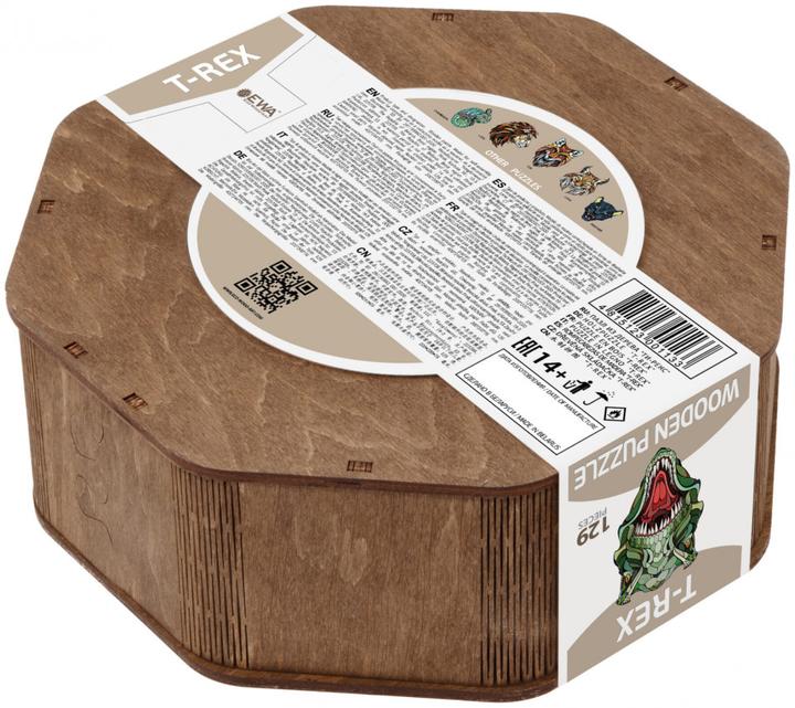 Actual product image Eco Wood Art T-Rex (129 pieces)