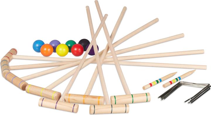Relaxdays Jeu de croquet