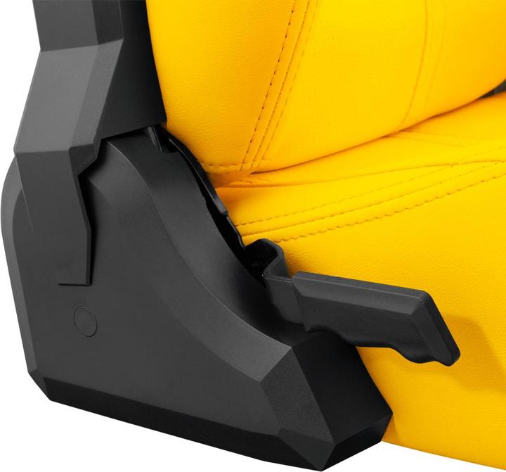Actual product image White Shark Gaming chair Monza-Y Gaming Chair, Yellow