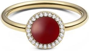 Daniel Wellington Gold-Plated Ring With Red Agate And Crystals Audrey Dw0040125 (50)