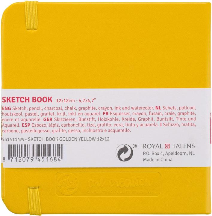 Actual product image Talens Colouring book (12 x 12 cm, Plain, Hardcover)