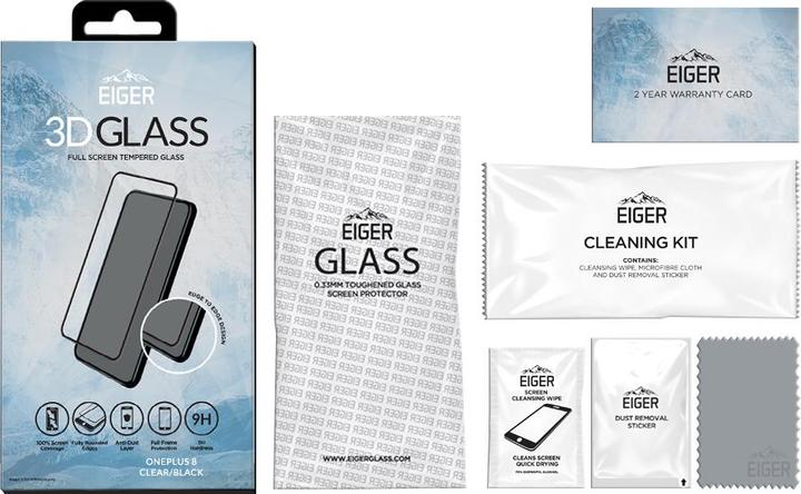 Produktbild Eiger Mountain Glass Clear Edge (1 Stück, Oneplus 8)