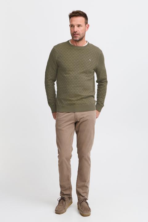 Actual product image FQ1924 FQKYLE structure crewneck knit 21900700 (L)