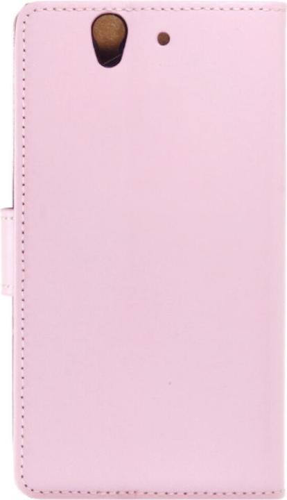 Produktbild OEM Slim Leather Book Case for Sony Xperia Z - pink 4250710507894 (Sony Xperia Z)