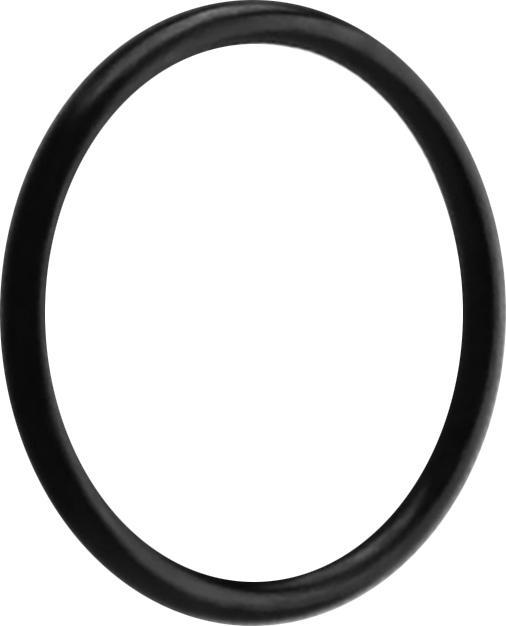 Star Piercing O-Ring schwarz (ohne Messing, Silikon)