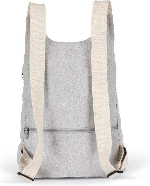 Kimood Recycelter Motiv-Rucksack mit diebstahlsicherer Rückentasche