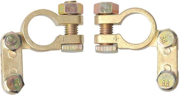 Actual product image ProPlus Battery terminal set (+) and (-) in blister pack