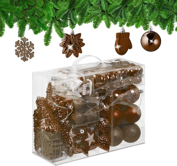 Actual product image Relaxdays christmas bauble (100 -part)