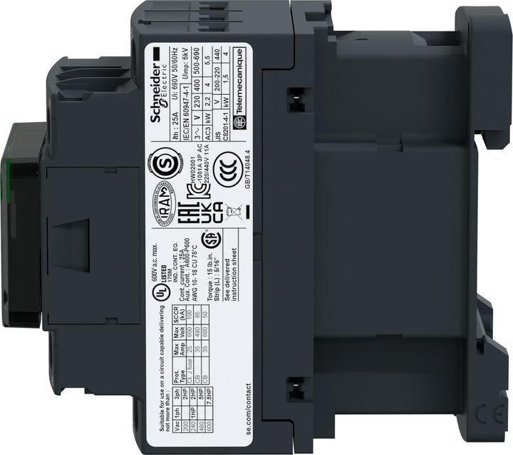 Immagine prodotto Schneider Electric Contattore 12A 24VAC