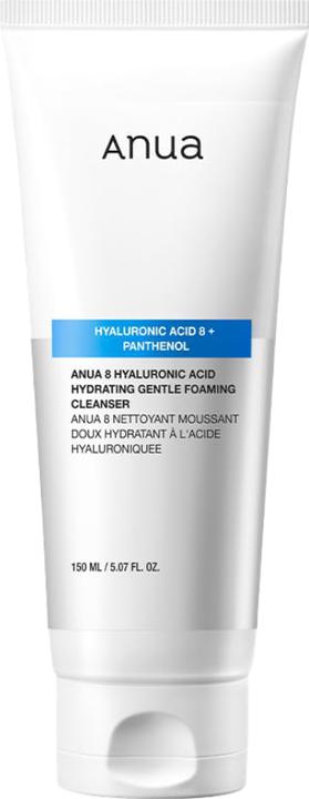 Anua - 8 Hyaluronic Acid Hydrating Gentle Foaming Cleanser - 150 ml (Schaum, 150 ml)