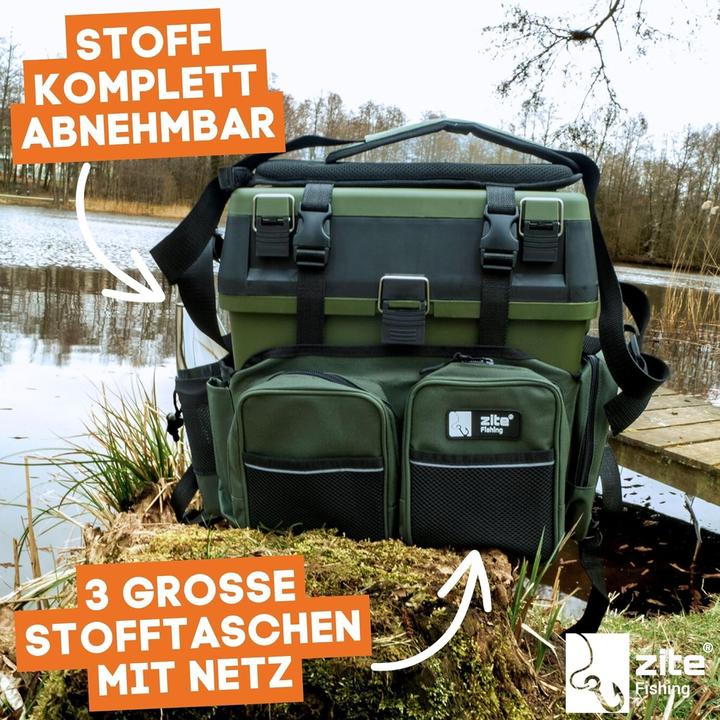 Actual product image Zite Multifunctional fishing tackle backpack