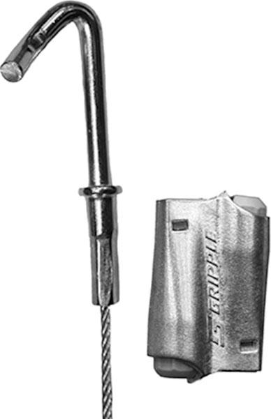 Produktbild Niedax Gripple mit Trapezhaken GAT-2/3 EXP ** und Expressverschluss GAT-2/3 EXP (Kabeldurchlass, 300 cm)