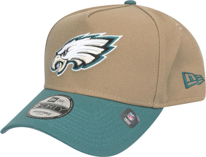 Produktbild New Era 9Forty A-Frame Cap - NFL Philadelphia Eagles Khaki (One Size)