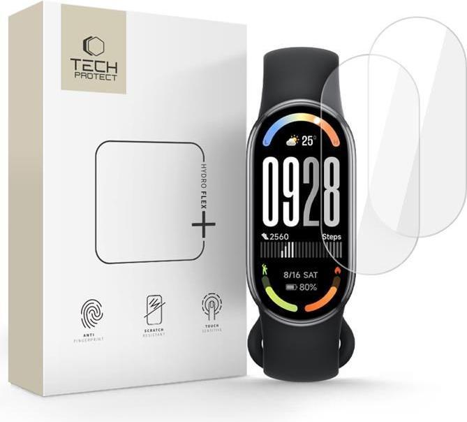 Produktbild 4Kom Tech-Protect Gydro Flex+ Hydrogelfolie 2er-Pack für Xiaomi Smart Band 8 / 9 / 10 / NFC - transparent