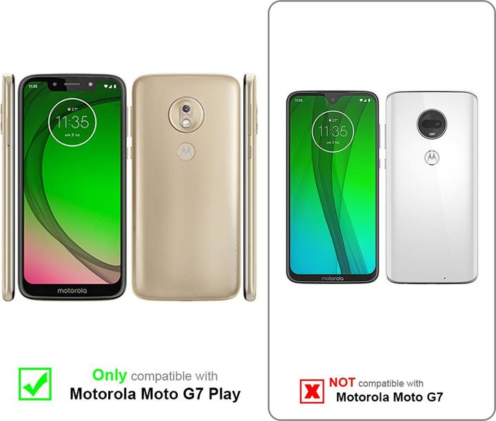 Produktbild Cadorabo Book Invisible Magnet Cover (Motorola Moto G7 Play)
