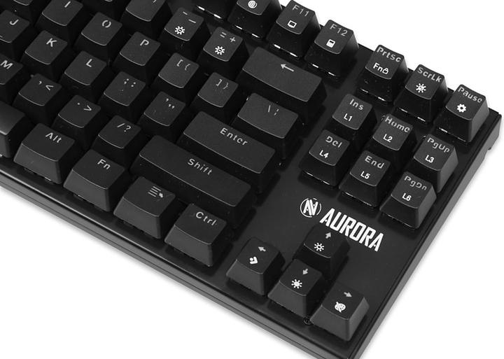 Actual product image iBox Mechanical Gaming Aurora K-2R RGB, Content Blue Switch, US layout (US, Cable)
