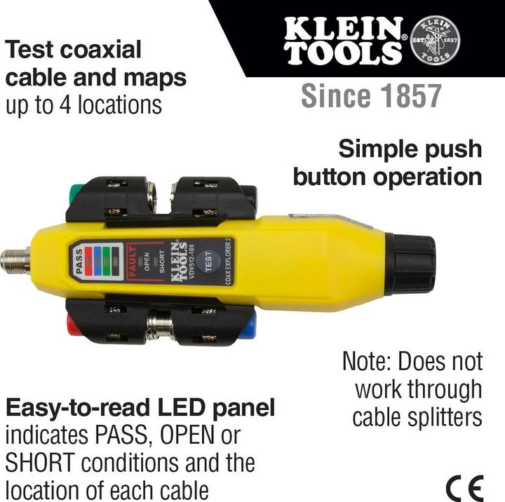 Produktbild Klein Tools Coax Explorer Tester Remote Kit