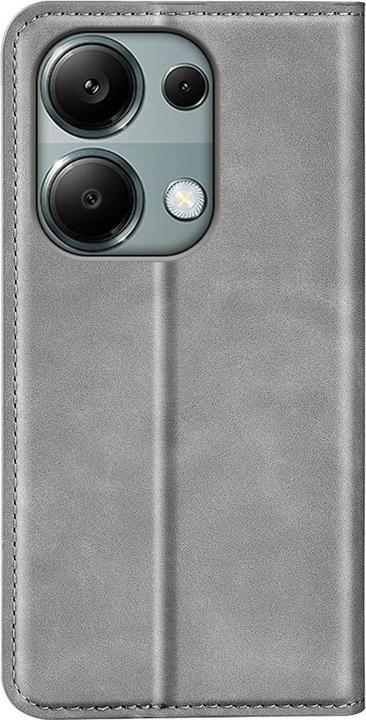 Produktbild Cover-Discount Poco M6 Pro / Redmi Note 13 Pro 4G - Stand Case grau (Xiaomi Redmi Note 13 Pro 4G)