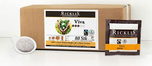 Actual product image RickliS Kaffeerösterei Viva (80 x Port.)