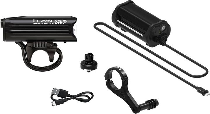 Actual product image Lezyne Mega Drive 2400+ Loaded Kit (2400 lm)