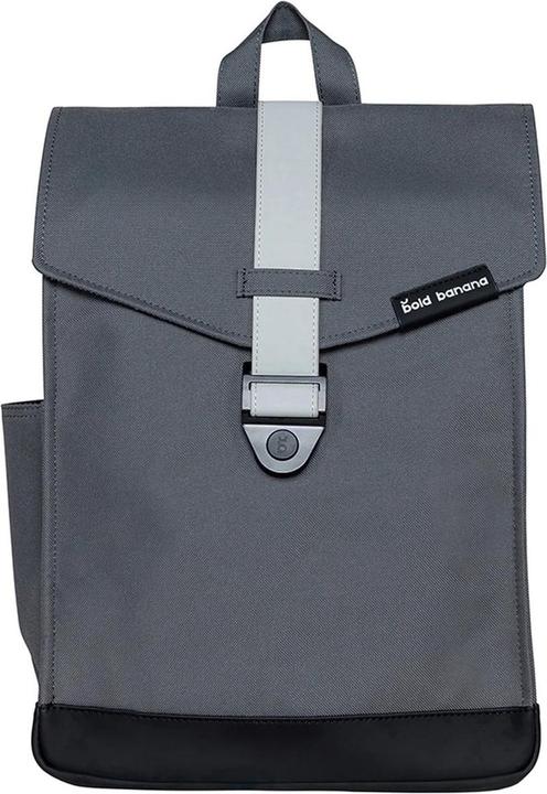 Bold Fett Bananen -Laptop -Rucksack / Rucksack / Schultasche - 15,6 Zoll - Umschlag - Grau