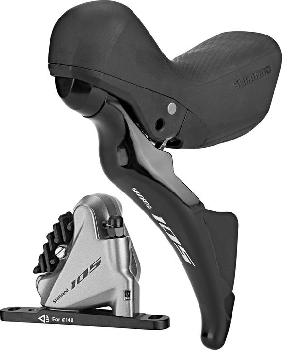 Actual product image Shimano 105 R7025/R7070 disc brake front wheel Left (Front wheel brake, Brake kit, 2)