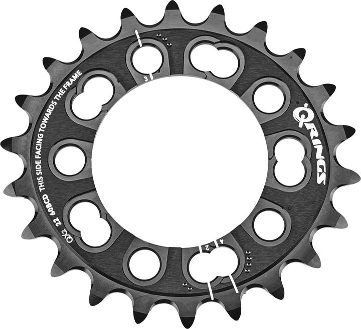 Rotor Bike Components MTB QX2 Kettenblatt 2-fach innen (22)