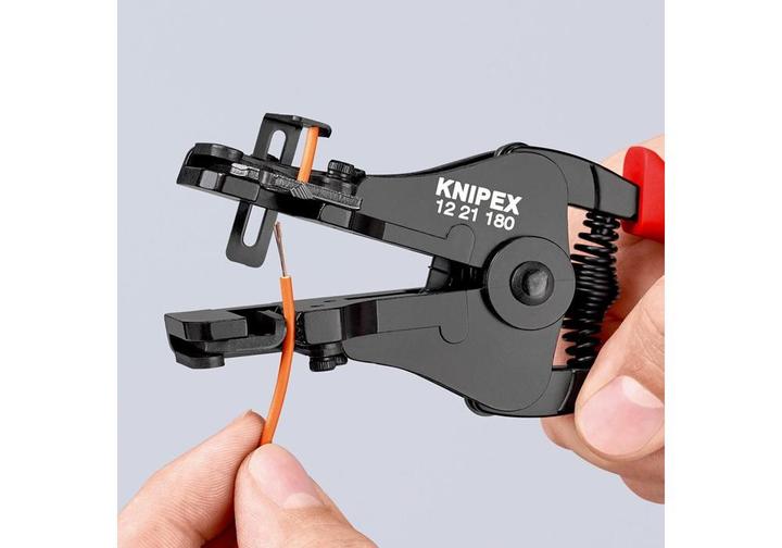 Immagine prodotto Knipex Pinza spelacavi con lame sagomate 12 21 180 (180 mm)