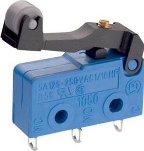 Produktbild Marquardt Mikroschalter, 1050, 2A, 1 Wechsler, 0.6N, Rollenhebel