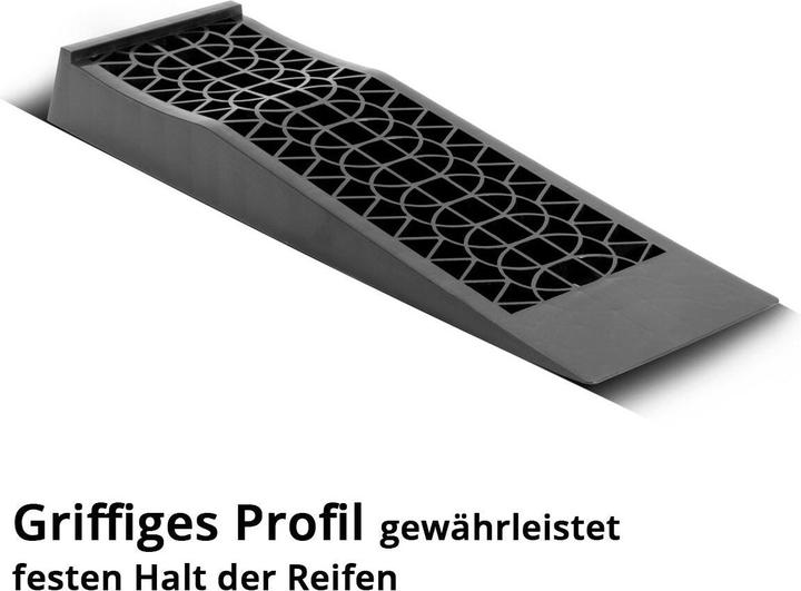 Actual product image Stahlwerk Step wedge GT-13 ST set of 2 with 3t load capacity Drive-on wedge Levelling wedge